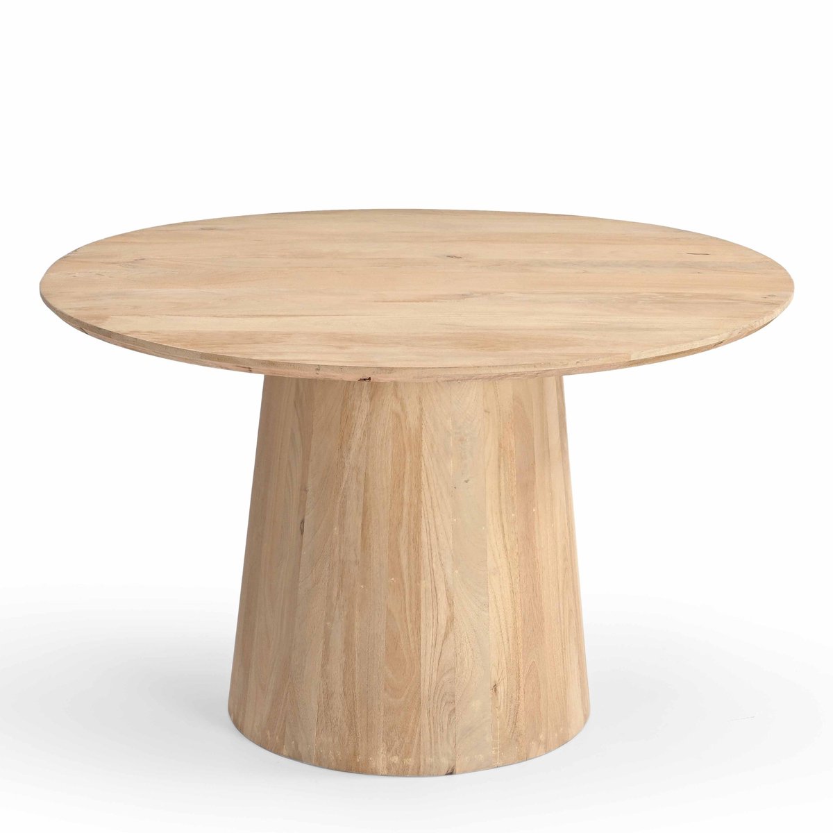 Giga Meubel Eettafel Yasmijn - Rond - Mangohout - 120cm | bol