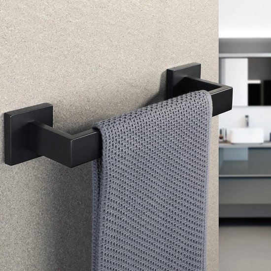 SAYAYO Badkamer Handdoekhouder Handdoekring Wit Handdoekhouder