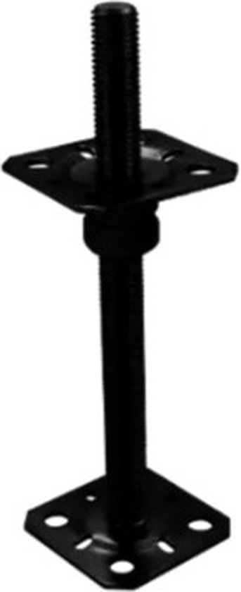Wovar Support de poteau réglable Zwart M20 pour poteaux de 10 x 10 à 12 x 12 cm | Par pièce
