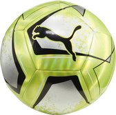Puma ballon de football Cage II hologramme - Taille 4 - citron vert/argent