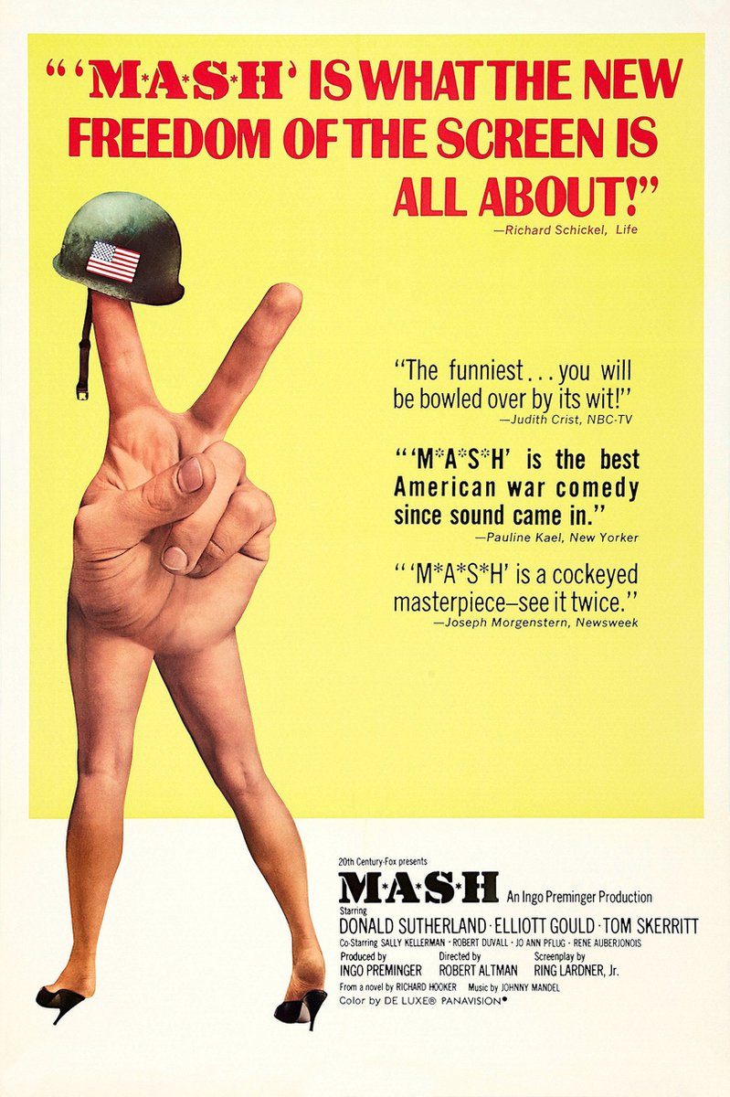 karo-art Poster - MASH, 1970 - Originele Film poster, Premium Print, Professioneel Fotopapier Multikleur