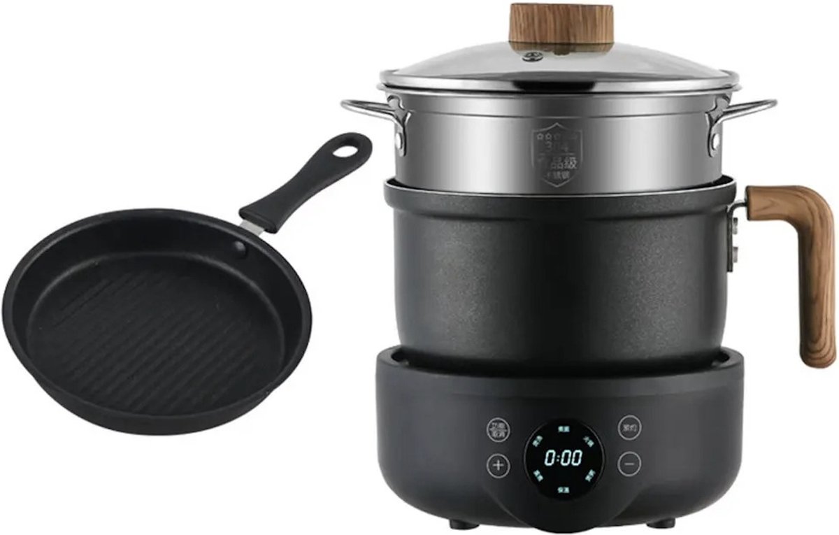Vocha Elektrische Hot Pot, 1.6L Kleiner Kochtopf it Vocha Elektrische Hot Pot, 1.6L Kleiner Kochtopf it