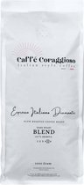 Caffè Coraggioso Espresso Italiano Diamante koffiebonen 1 KG Slow Roasted Blend 100% Arabica