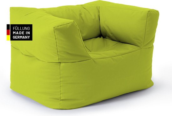 LUMALAND zitzak sofa fauteuil - Kan worden gecombineerd met het modulaire systeem - 400 L - Appelgroen