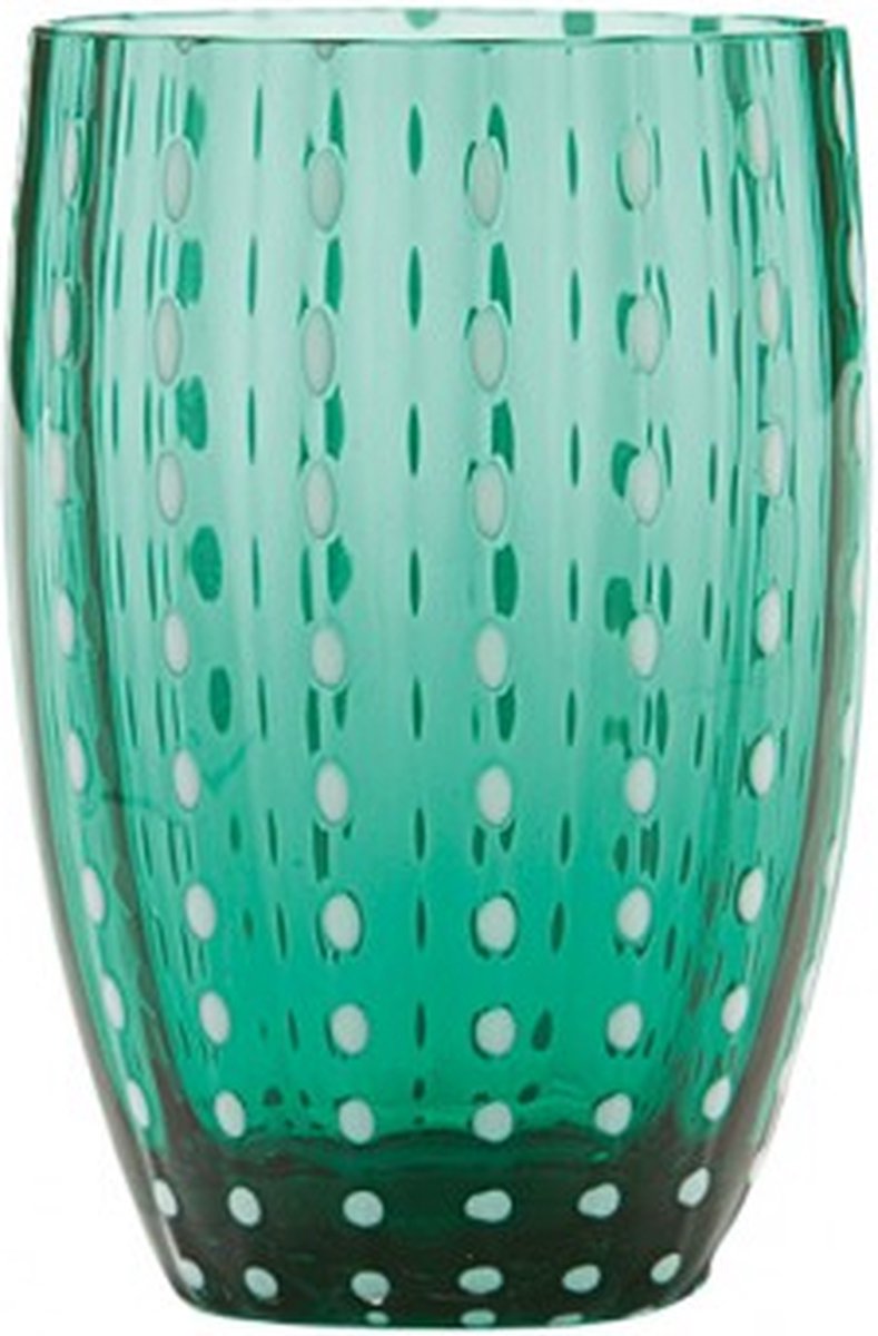 Perle glas - set van 2 - Verde / Green