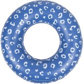 Swim Essentials Zwemband - Zwemring - Blauw Panterprint - 90 cm