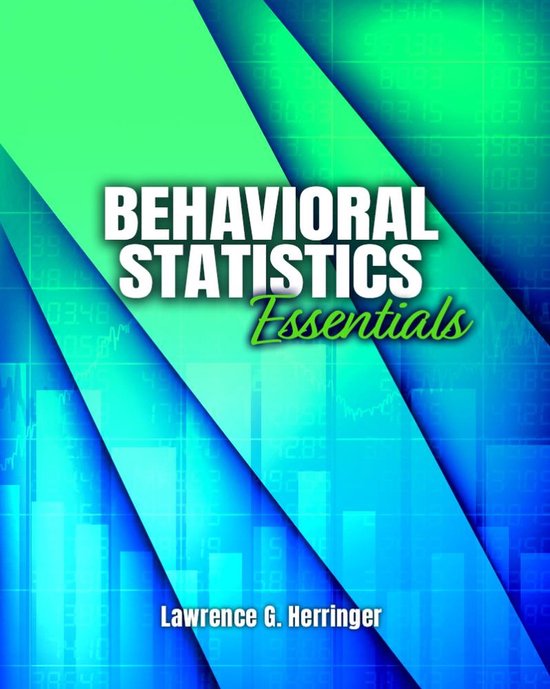 Behavioral Statistics Essentials - cover
