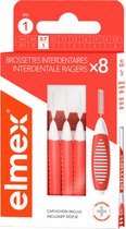 6x Elmex Interdentale Ragers 0,7 mm Oranje ISO Maat 1 8 stuks