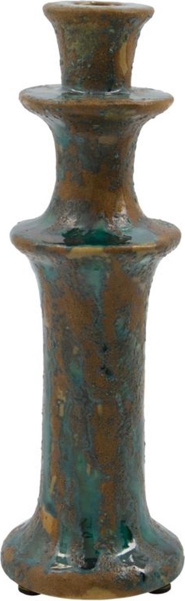 Kandelaar Raag groen 26cm