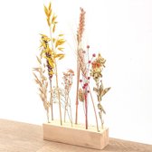 - Wooden Dried Flower Stand - M - 1 Stuk - cm