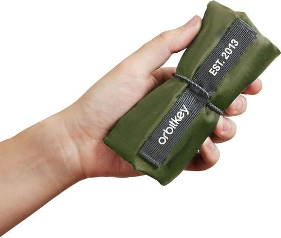 Sac fourre-tout pliable ORBITKEY | Nylon |Vert