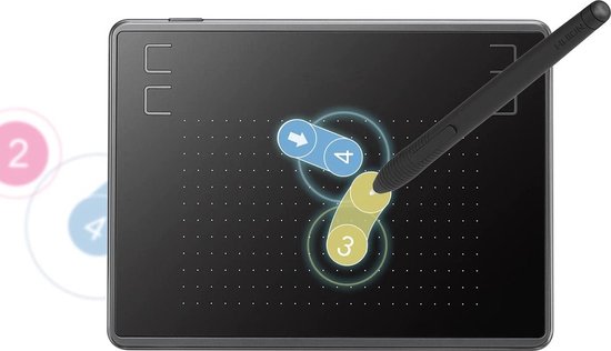 Tekentablet - Grafische tekentablet - Batterijloze Pen - Voor Windows-Android-telefoon en tablet - 18x14x0.5xcm