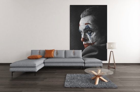 Canvas Schilderij - The joker - Wanddecoratie - 60x40x2 cm