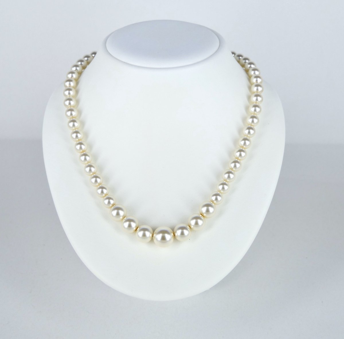 KAYEE - Parelketting - crème - 45cm