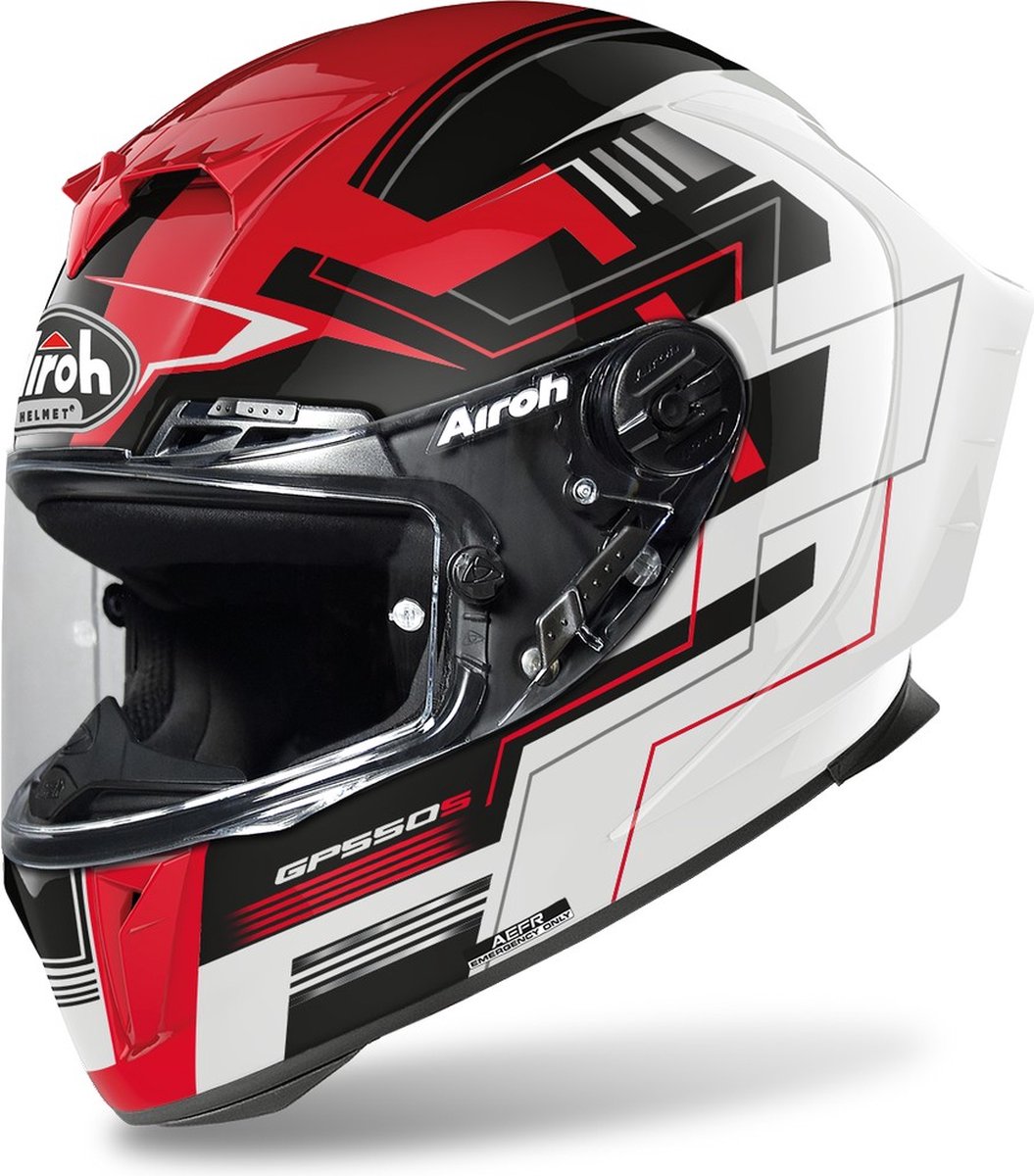 Airoh GP550 S Challenge Red Gloss XL - Maat XL - Helm