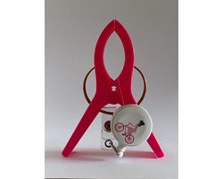 Anti-slipclip - Anti Slip Clip - Roze - Fiets - Fietsclip - Opwaaiende Rokjes - Jurkjes - Fietsclip - Rokjesclip - Poncho's - Slipclip