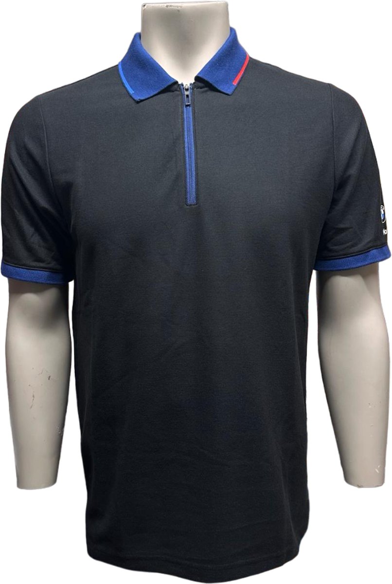 Puma BMW MMS zip polo Polo Manen Zwart
