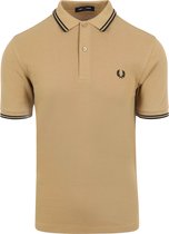 Fred Perry - Polo M3600 Beige U88 - Slim-fit - Heren Poloshirt Maat L