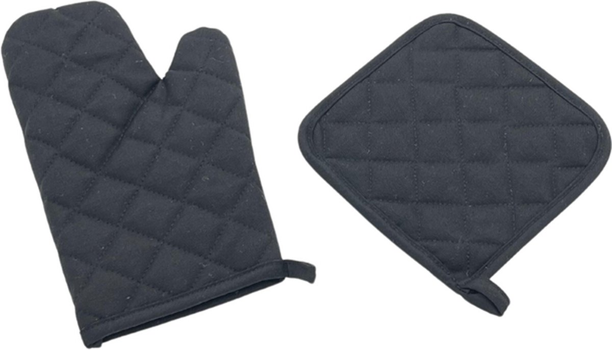 Ovenwanten Set Zwart