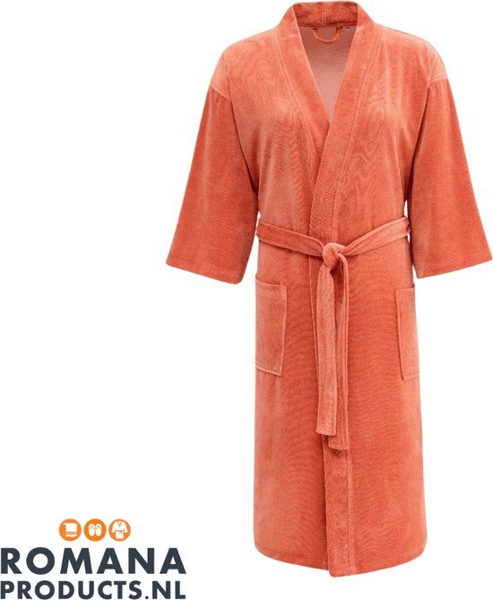 Badjas (Kimono) | Micro Velvet | Peach | Unisex | S/M