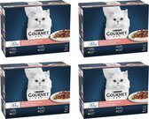 Gourmet Perle Mini Filets – Kattenvoer Natvoer – Rund Kip Konijn & Zalm – 48 x 85 g