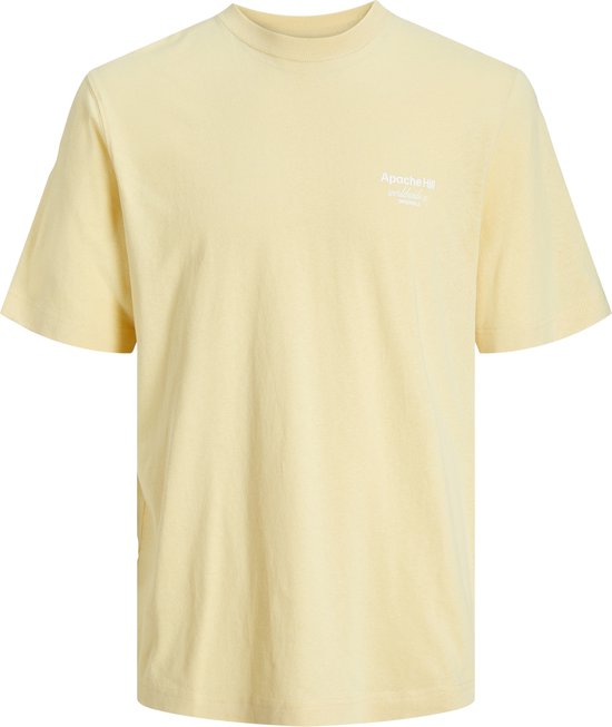 Jack & Jones t-shirt jongens - geel loose fit - JORcasablanca - maat 176