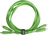UDG Ultimate Audio Cable RCA-RCA Green 1,5 m Straight U97001GR - Kabel voor DJs
