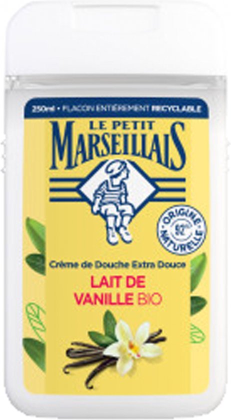 Le Petit Marseillais Extra Milde Douchecrème Biologische Vanille Melk 250 ml