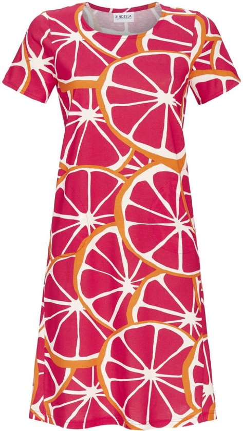 Ringella nachthemd grapefruit - Rood