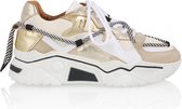 DWRS Label - Dames Sneakers Jupiter - White Champagne - Maat 39