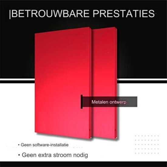 Harde schijf extern - 320 GB - Rood — afbeelding 2