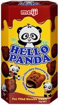 Meiji Hello Panda Double Chocolate - Aziatische producten - Aziatische Koekjes - Internationale producten