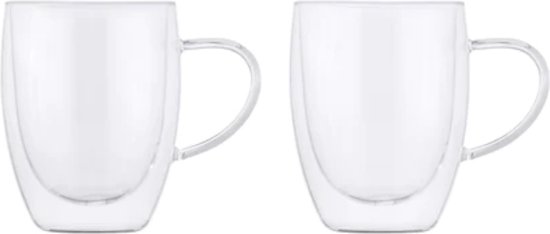 Dubbelwandig koffieglas met onderzetter 180 ml Omagio | Cosy&Trendy - Kookwinkel Kitchen&More