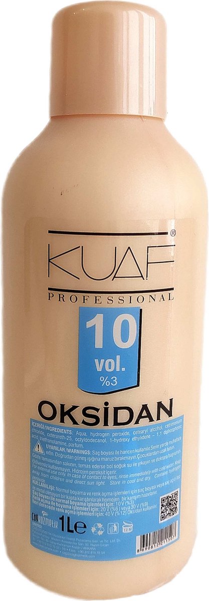 Kuaf - Oksidan - %3 10 Vol - 1000 ml