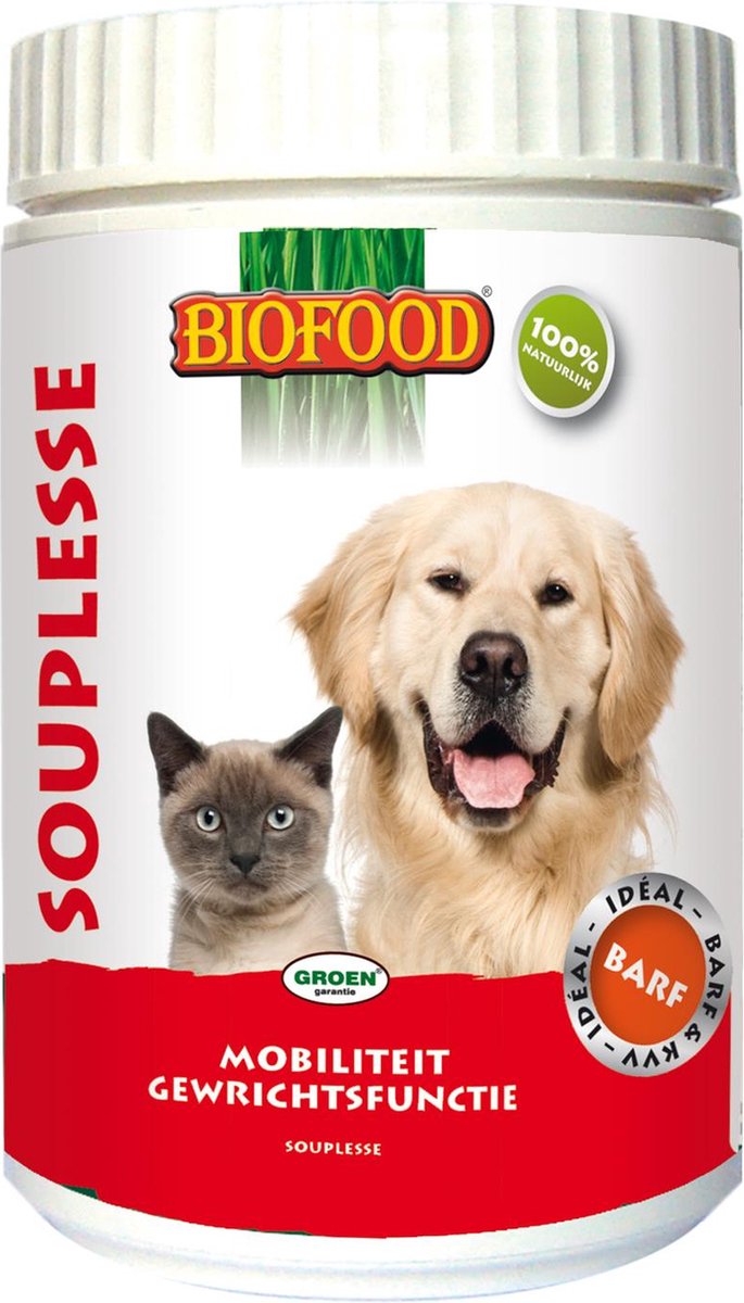 Biofood Voedingssupplement Biofood Souplesse (glucosamine/chondroïtine) 450 gr