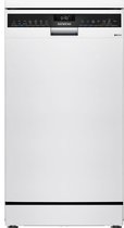 Lave-vaisselle pose-libre 45 cm Blanc, 44 dB(A), 845x450x600mm, 1155 mm, 59 kWh, 8.5L, 3:15 h