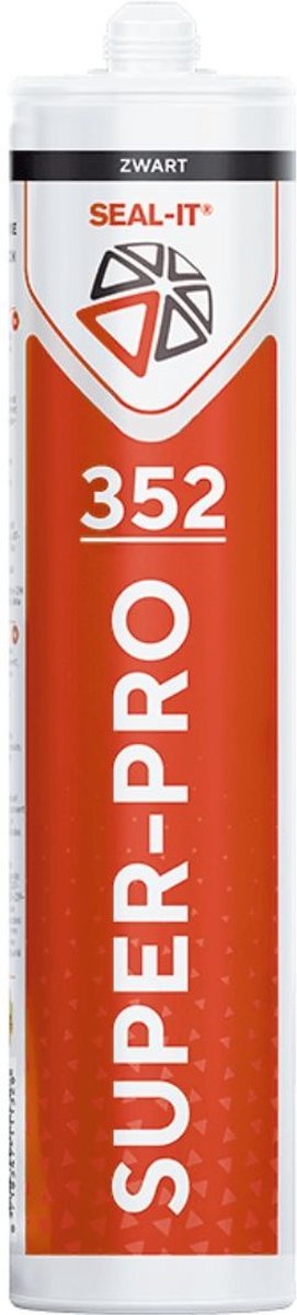 Seal-it 352 Super-Pro polymeerkit - 290 ml koker - zwart - professionele afdichting voor bouw