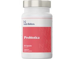 Nutribites Probiotica - 14 Probioticastammen - Met Vitamine C en Zink - 60 Vegetarische capsules