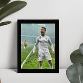 Cristiano Ronaldo CR7 Ingelijste Handtekening – 15 x 10cm In Klassiek Zwart Frame – Gedrukte handtekening – Real Madrid