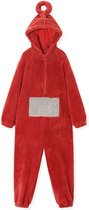 KrijgHonger - Teletubbie Kostuum volwassenen - Rood - S (140-160cm) - Teletubbie PO - Teletubbie pyjama - Carnavalskleding - Teletubbies - Verkleedkleding - Onesie