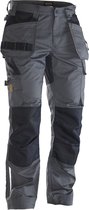 Jobman 2325 Craftsman Trousers Stretch 65232520 - Donkergrijs/Zwart - C62