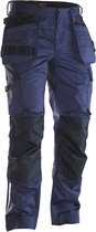 Jobman 2326 Craftsman Trousers Stretch 65232620 - Navy/Zwart - C46