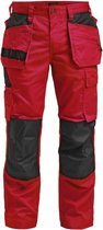 Jobman 2322 Trousers HP 65232220 - Rood/Zwart - D100