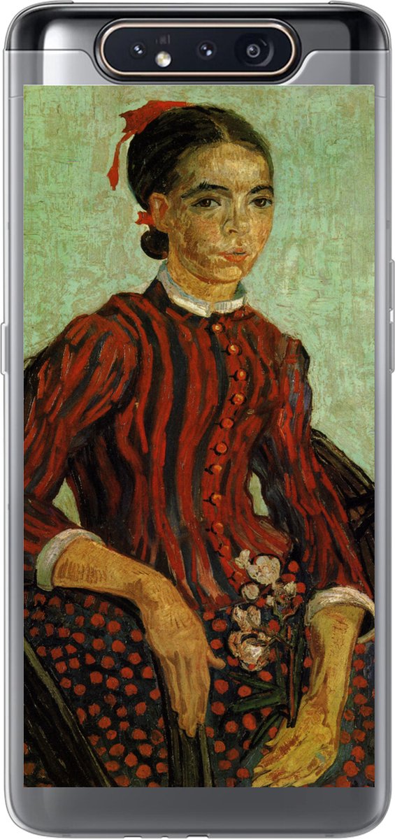 Telefoonhoesje Geschikt voor Samsung Galaxy A80 hoesje - La Mousmé - Vincent van Gogh - Siliconen Telefoonhoesje Telefoonhoesje