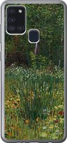 Geschikt voor Samsung Galaxy A21s hoesje - Asnières - Vincent van Gogh - Siliconen Telefoonhoesje