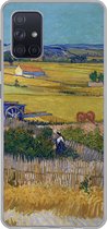 Geschikt voor Samsung Galaxy A51 5G hoesje - De oogst - Vincent van Gogh - Siliconen Telefoonhoesje