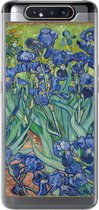 Geschikt voor Samsung Galaxy A80 hoesje - Irissen - Vincent van Gogh - Siliconen Telefoonhoesje