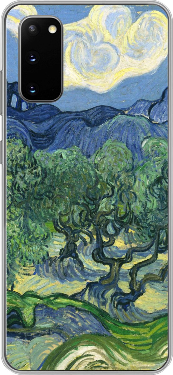 Telefoonhoesje Geschikt voor Samsung Galaxy S20 hoesje - De olijfbomen - Vincent van Gogh - Siliconen Telefoonhoesje Telefoonhoesje