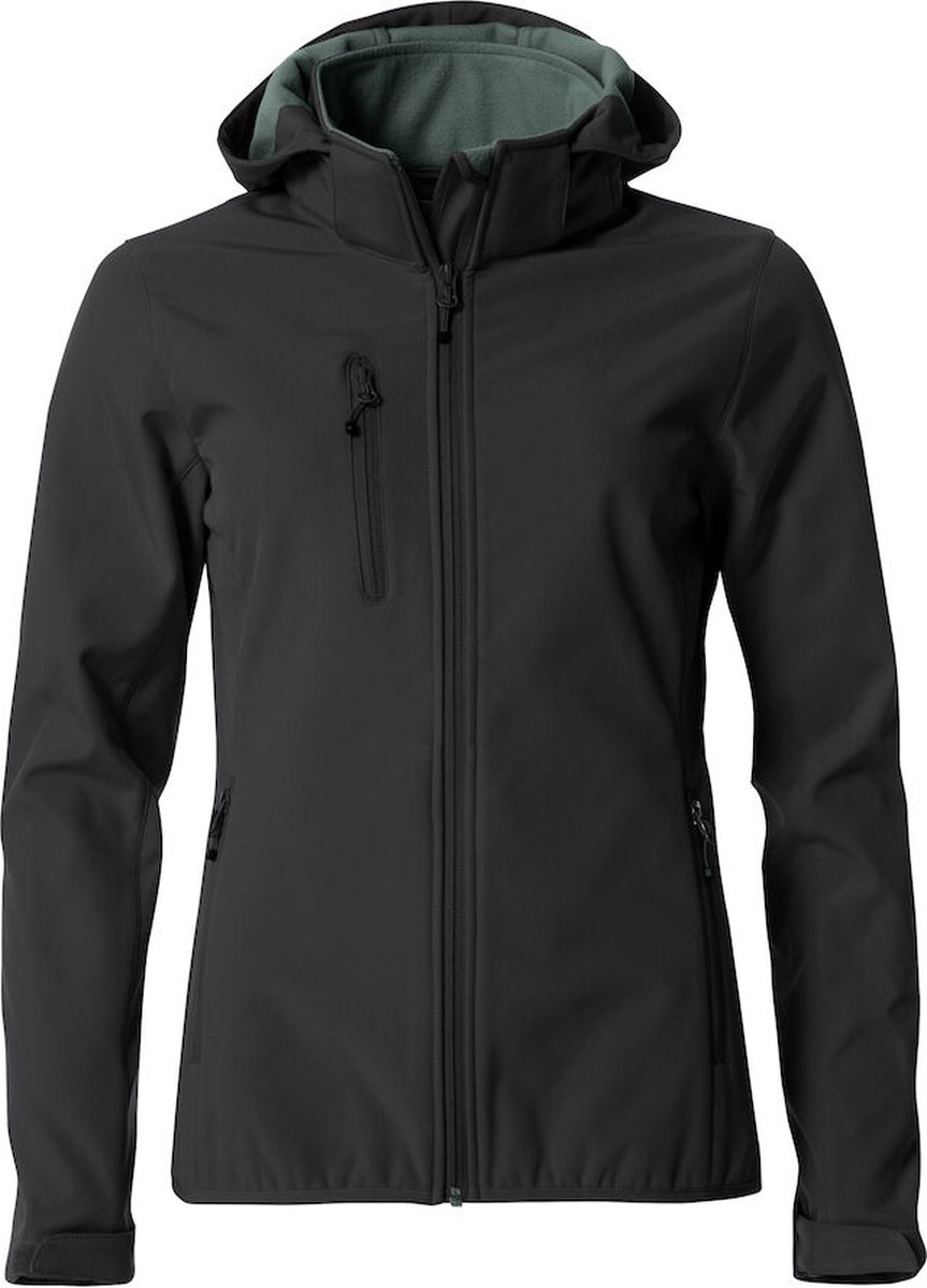 Clique Basic Hoody Softshell Ladies 020917 – M Zwart