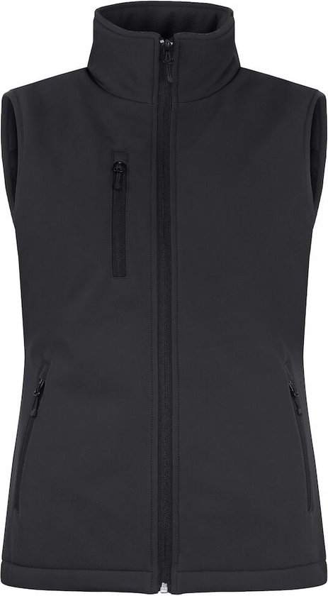 Clique Padded Softshell Vest Women 020959 - Zwart - XL